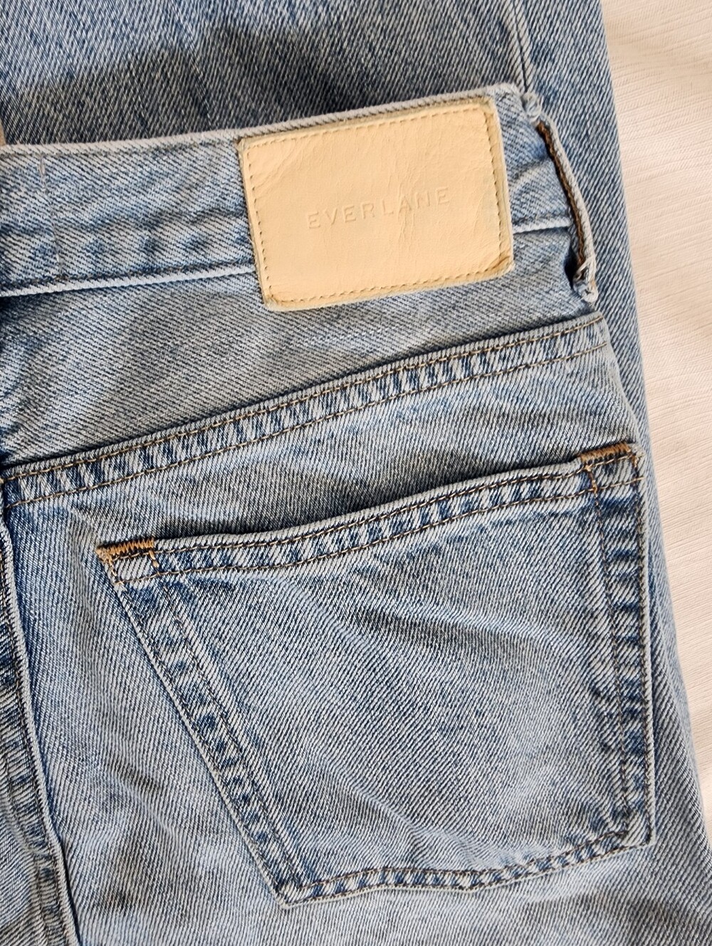 Everlane The 90s Cheeky Jean High Rise Straight Denim 25 Ankle